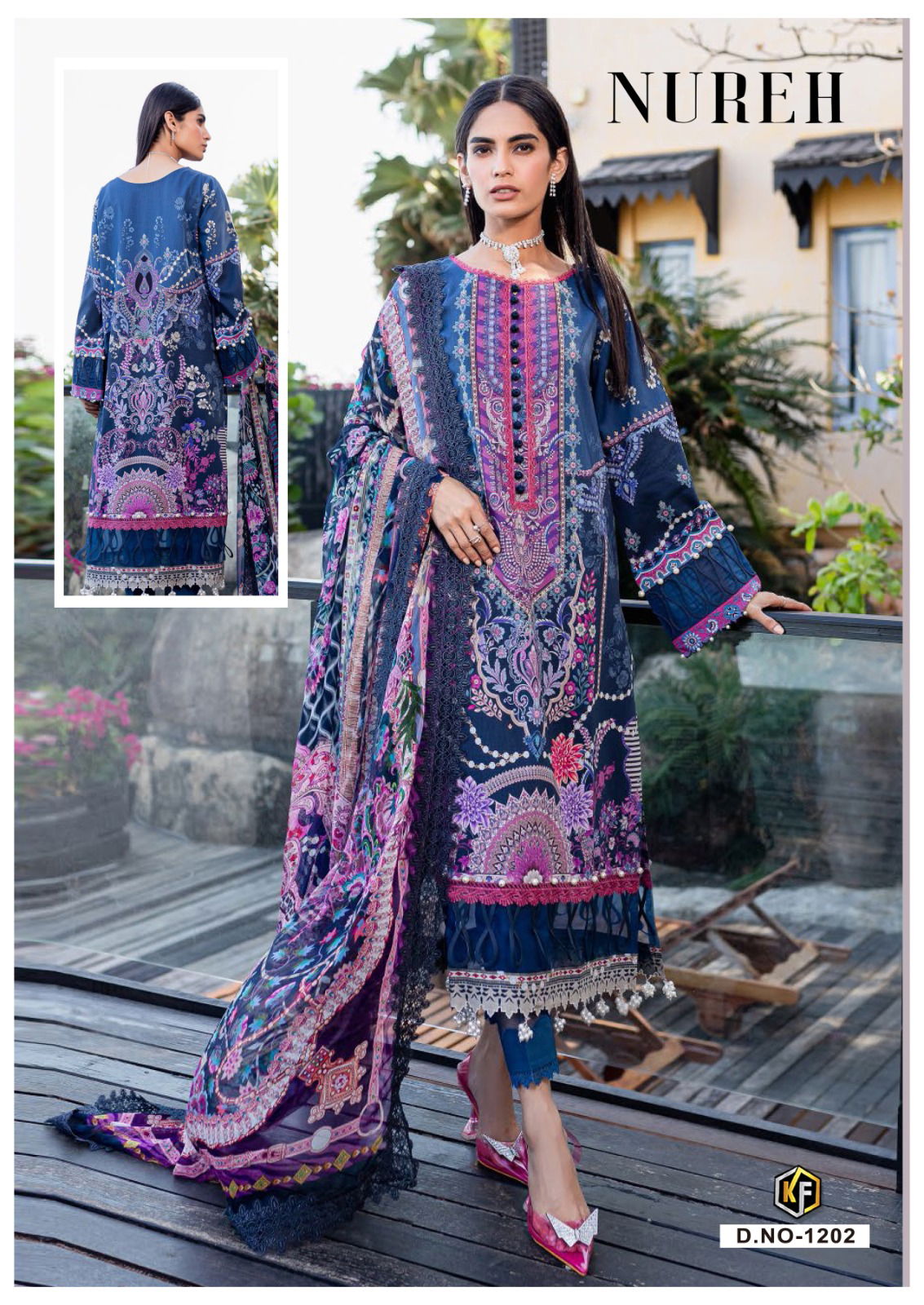 Keval Nureh Vol 12 Karachi Cotton Dress Material Catalog
